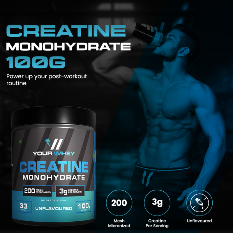 YourWhey Creatine Monohydrate 100gm - Image 4
