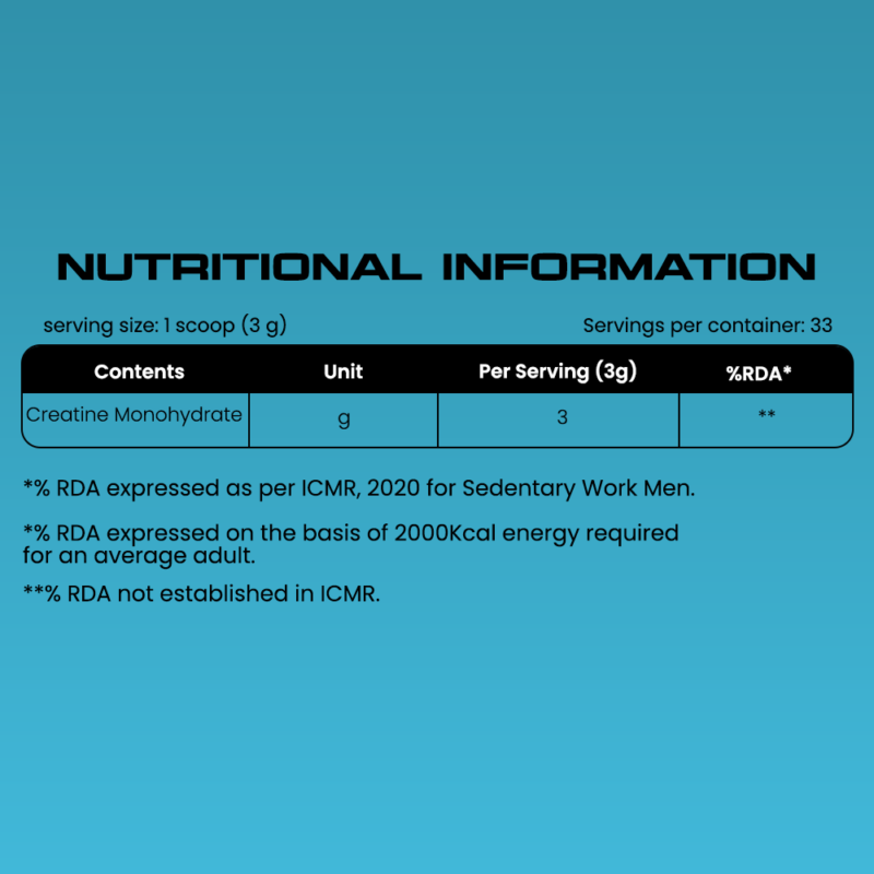 YourWhey Creatine Monohydrate 100gm - Image 8